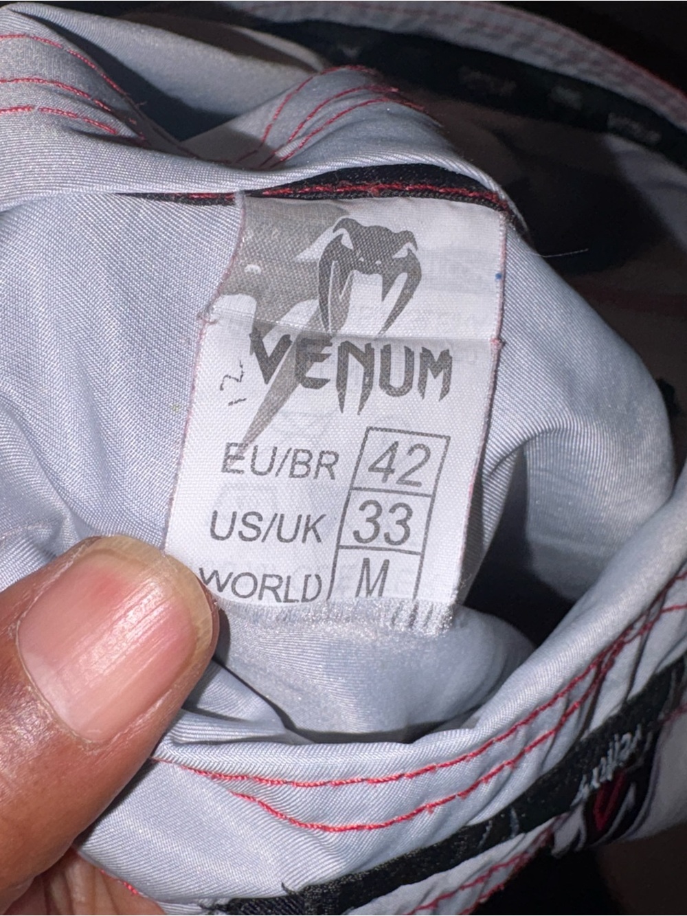 Venum Black & Red MMA Fight Shorts - Picture 9 of 9